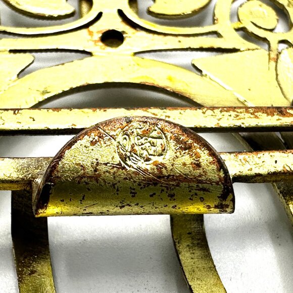 Art Nouveau Belt Buckle with Rhodonite Cabochons—Convert into Brooch or Pendant - Picture 8 of 11